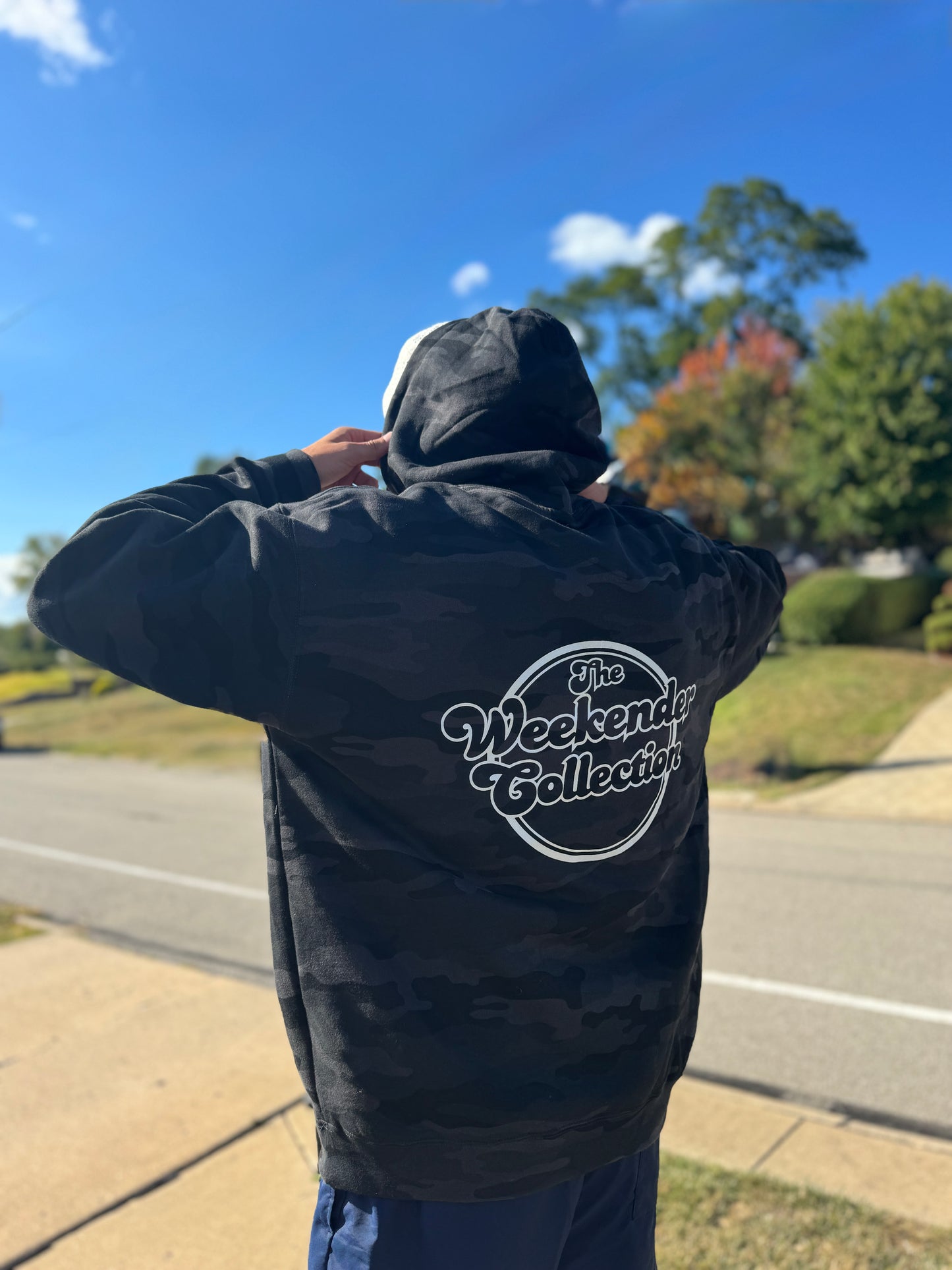 Black Camo Weekender Hoodie